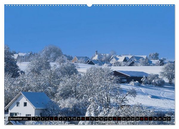 Produktbild: Die Stauden - Heimat in den westlichen W&auml;lder Augsburg (Wandkalender 2026 DIN A2 quer), CALVENDO Monatskalender