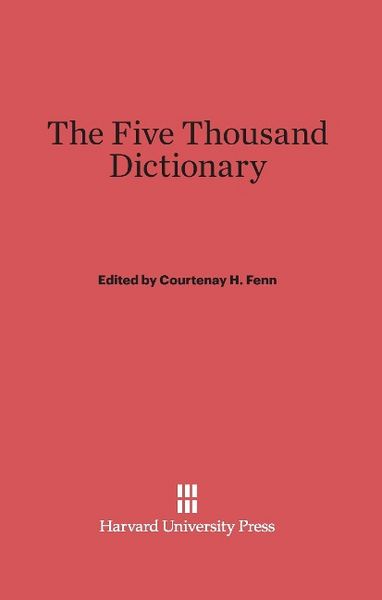 Produktbild: The Five Thousand Dictionary