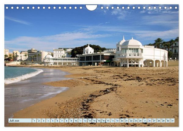 Produktbild: C&aacute;diz - Europas &auml;lteste Stadt (Wandkalender 2026 DIN A4 quer), CALVENDO Monatskalender
