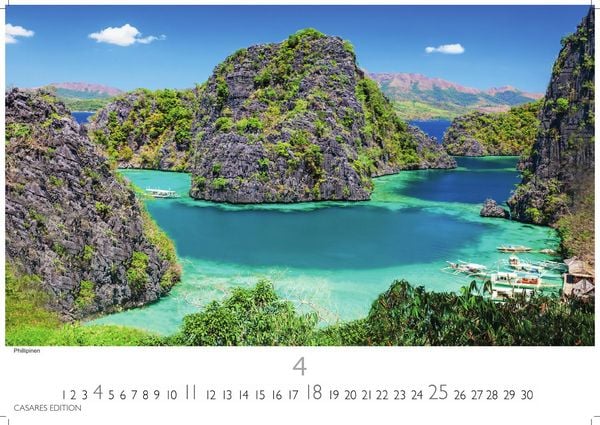 Produktbild: Trauminseln Kalender 2027 &ndash; Wandkalender | Fotokalender Naturkalender 35x50cm - Hochwertige Fotos von den sch&ouml;nsten Trauminseln weltweit &ndash; perfekt f&uuml;r Natur- und Reiseenthusiasten.