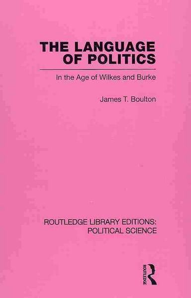 Produktbild: Boulton, J: Language of Politics Routledge Library Editions: