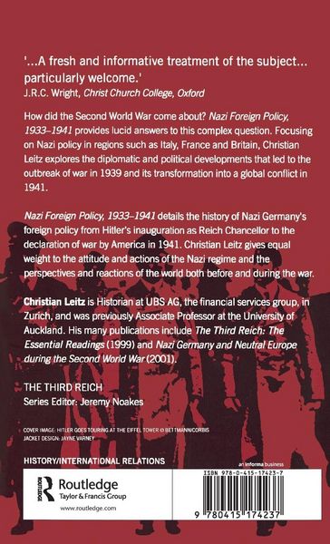 Produktbild: Nazi Foreign Policy, 1933-1941