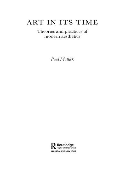 Produktbild: Art In Its Time
