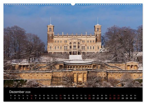 Produktbild: S&auml;chsische Burgen und Schl&ouml;sser (hochwertiger Premium Wandkalender 2026 DIN A2 quer), Kunstdruck in Hochglanz