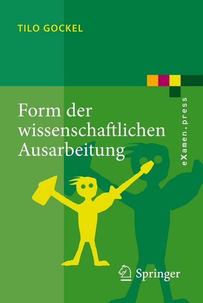 Produktbild: Form der wissenschaftlichen Ausarbeitung
