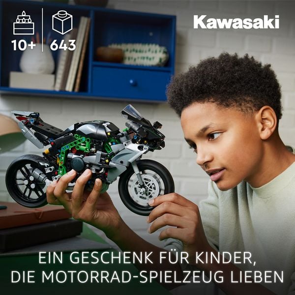Produktbild: LEGO 42170 | Technic Kawasaki Ninja H2R Motorrad 42170, Geschenk f&uuml;r Kinder