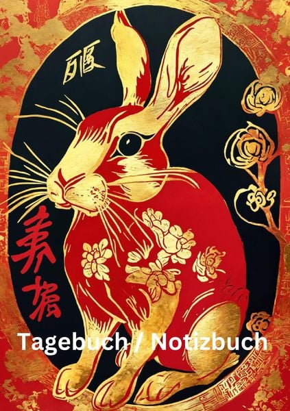 Produktbild: Tagebuch / Notizbuch Chinesische Tierkreis Hase