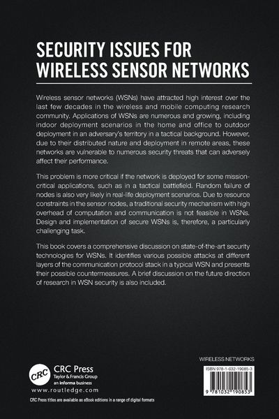 Produktbild: Security Issues for Wireless Sensor Networks