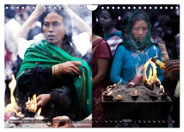Produktbild: NEPAL Bhaktapur Kathmandu (Wandkalender 2026 DIN A4 quer), CALVENDO Monatskalender