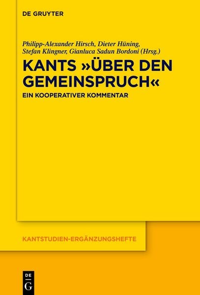 Produktbild: Kants &raquo;&Uuml;ber den Gemeinspruch&laquo;