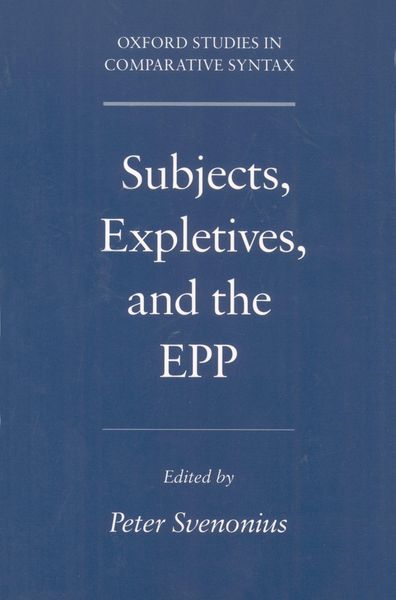 Produktbild: Subjects, Expletives, and the EPP