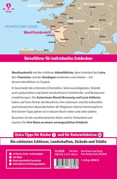 Produktbild: Reise Know-How Reisef&uuml;hrer Westfrankreich &ndash; Atlantikk&uuml;ste, Loire, Charentes, Dordogne