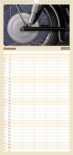 Produktbild: Familienplaner BMW R69S (Wandkalender 2022 , 21 cm x 45 cm, hoch)
