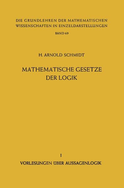 Produktbild: Mathematische Gesetze der Logik I