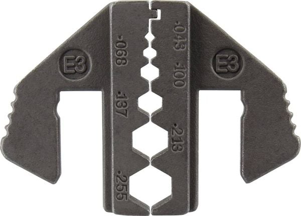 Produktbild: TOOLCRAFT PLE-0E3 Crimp-Eins&auml;tze Geeignet f&uuml;r Kabeltyp: RG58, RG59, RG62, RG174 Passend f&uuml;r Marke (Zangen): TOOLCRAFT PZ-500