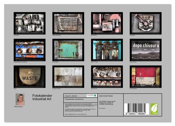 Produktbild: Fotokalender Industrial Art (Wandkalender 2026 DIN A4 quer), CALVENDO Monatskalender