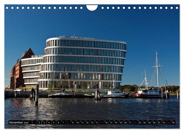 Produktbild: Deutsche Hansest&auml;dte - L&uuml;beck Wismar Rostock Stralsund (Wandkalender 2026 DIN A4 quer), CALVENDO Monatskalender