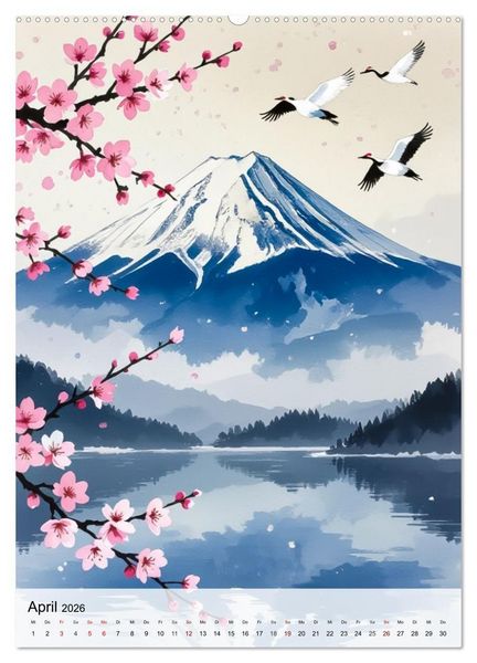 Produktbild: Kulturelle Sch&auml;tze in Aquarell (hochwertiger Premium Wandkalender 2026 DIN A2 hoch), Kunstdruck in Hochglanz