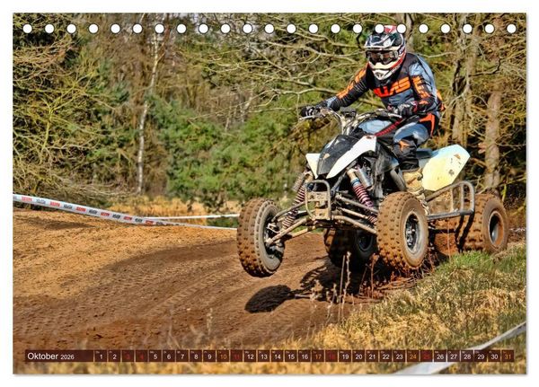 Produktbild: Quad - so cool (Tischkalender 2026 DIN A5 quer), CALVENDO Monatskalender