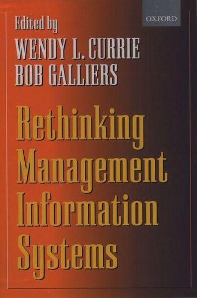 Produktbild: Rethinking Management Information Systems
