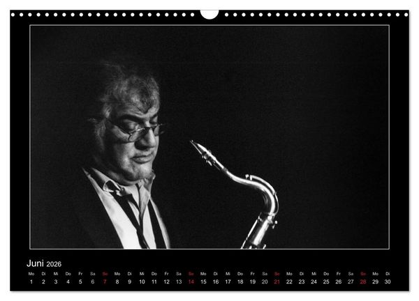 Produktbild: Jazz onstage (Wandkalender 2026 DIN A3 quer), CALVENDO Monatskalender