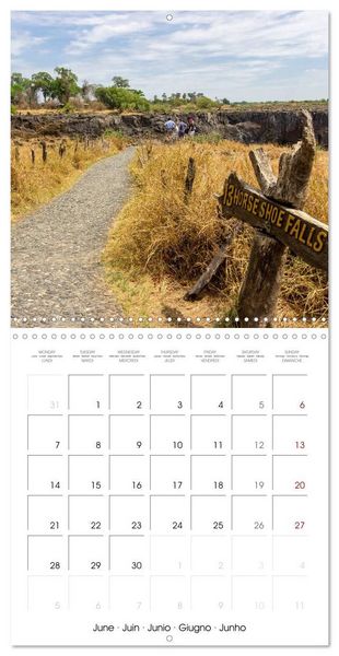 Produktbild: Victoria Falls natural wonders on the Zambezi (Wall Calendar 2027 12 &times; 12 Inch) CALVENDO 12 Month Wall Calendar
