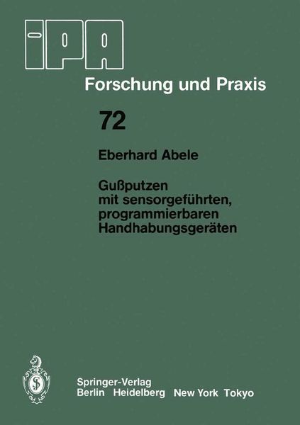 Produktbild: Gu&szlig;putzen mit sensorgef&uuml;hrten, programmierbaren Handhabungsger&auml;ten