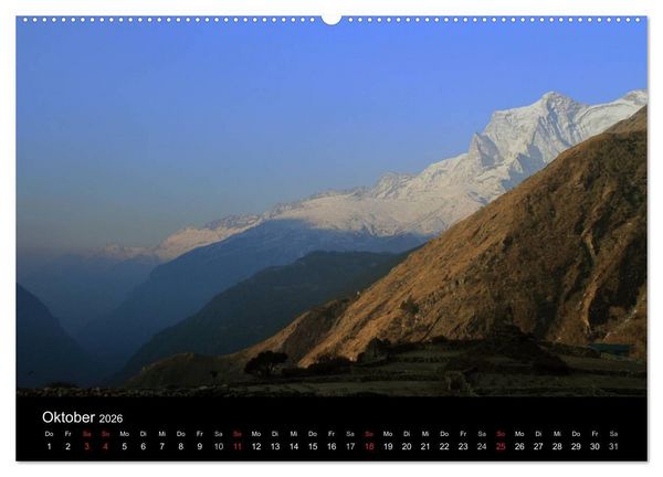 Produktbild: Die sch&ouml;nsten Berge des Khumbu Himal (hochwertiger Premium Wandkalender 2026 DIN A2 quer), Kunstdruck in Hochglanz