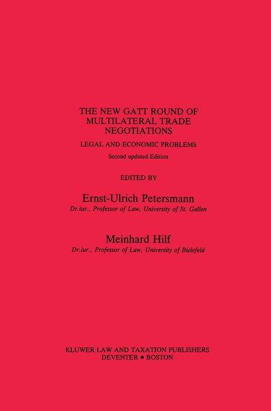 Produktbild: New GATT Round of Multilateral Trade Negotiations