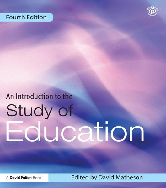 Produktbild: An Introduction to the Study of Education