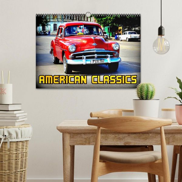 Produktbild: American Classics (Wandkalender 2026 DIN A3 quer), CALVENDO Monatskalender