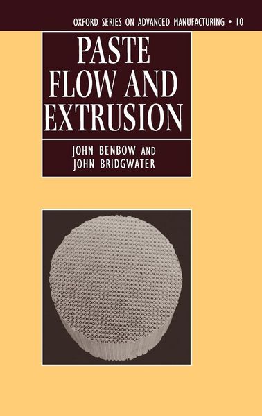 Produktbild: Paste Flow and Extrusion
