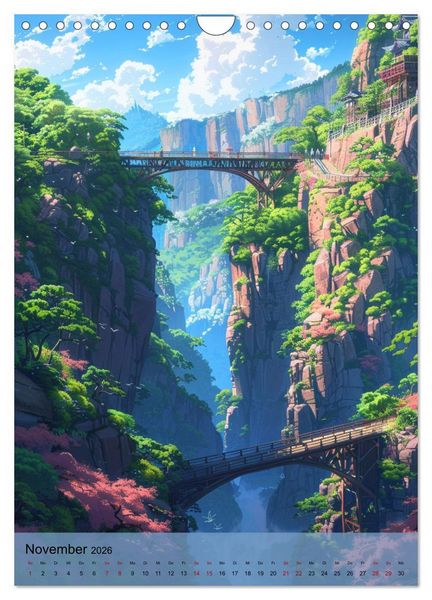 Produktbild: Immer wieder Anime (Wandkalender 2026 DIN A4 hoch), CALVENDO Monatskalender