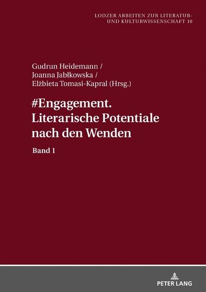 Produktbild: #Engagement. Literarische Potentiale nach den Wenden