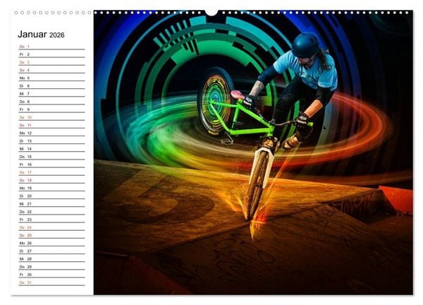 Produktbild: BMX My Life (hochwertiger Premium Wandkalender 2026 DIN A2 quer), Kunstdruck in Hochglanz