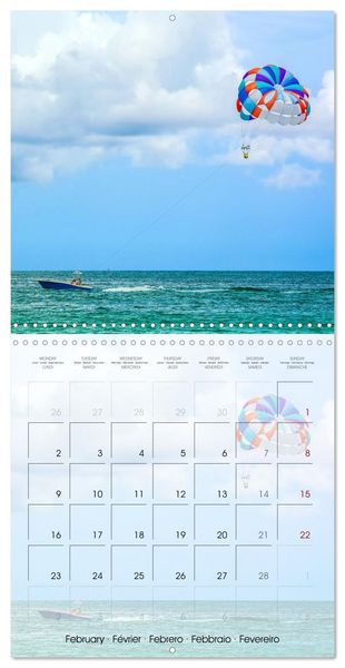 Produktbild: Floride &ndash; D&eacute;couvertes dans l'&Eacute;tat du soleil (Calendrier mural carr&eacute; 2026 30x30 cm) Calendrier double avec une page pour vos prises de notes