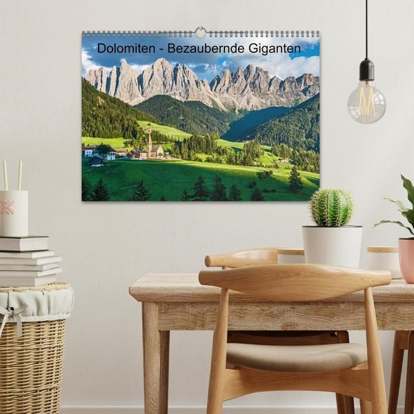 Produktbild: Dolomiten - Bezaubernde Giganten (Wandkalender 2026 DIN A3 quer), CALVENDO Monatskalender