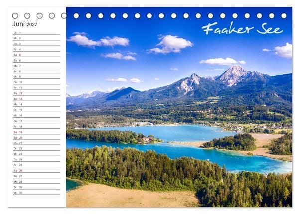 Produktbild: Wundersch&ouml;nes K&auml;rnten. Landschaft und Seen. (Tischkalender 2027 DIN A5 quer), CALVENDO Monatskalender