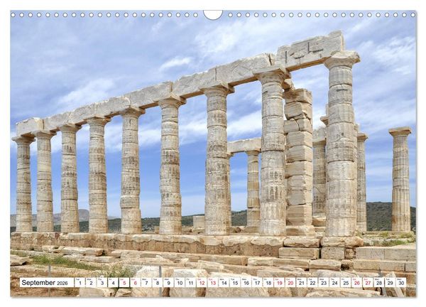 Produktbild: Ancient Greece and Architecture (Wall Calendar 2026 DIN A3 landscape), CALVENDO 12 Month Wall Calendar
