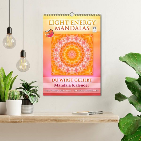 Produktbild: Light Energy Mandalas - Kalender - Vol. 1 (Wandkalender 2026 DIN A3 hoch), CALVENDO Monatskalender