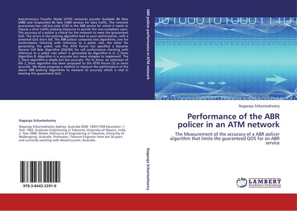 Produktbild: Performance of the ABR policer in an ATM network