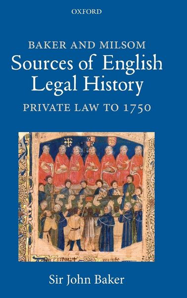 Produktbild: Baker and Milsom's Sources of English Legal History