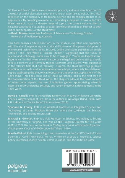 Produktbild: The Third Wave in Science and Technology Studies