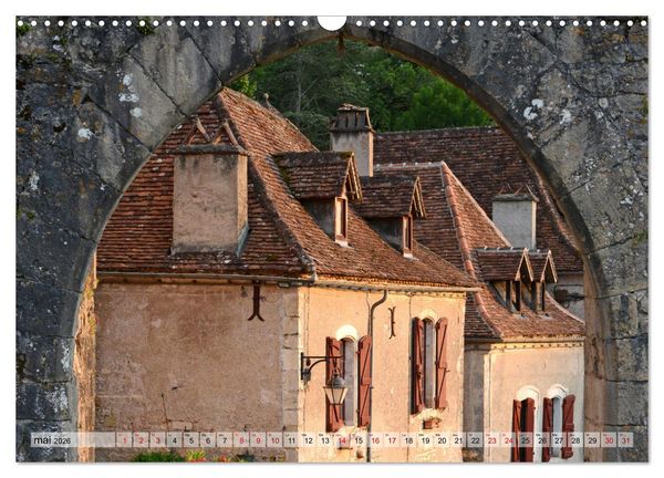 Produktbild: Saint-Cirq-Lapopie Village (Calendrier mural 2026 DIN A3 vertical), CALVENDO calendrier mensuel