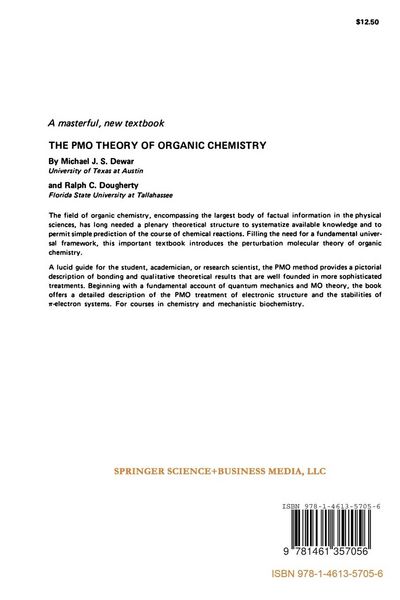 Produktbild: The PMO Theory of Organic Chemistry