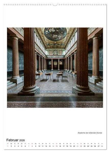 Produktbild: Raumperspektiven (Wandkalender 2026 DIN A2 hoch), CALVENDO Monatskalender