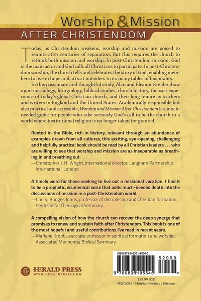 Produktbild: Worship and Mission After Christendom