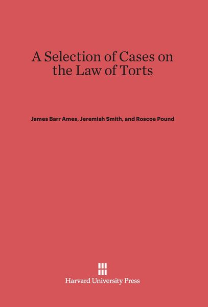 Produktbild: A Selection of Cases on the Law of Torts