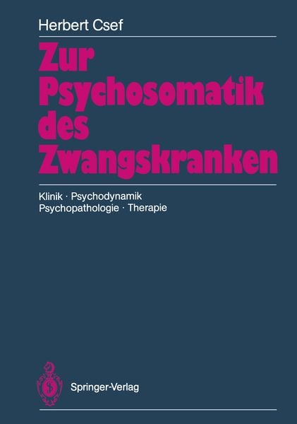 Produktbild: Zur Psychosomatik des Zwangskranken