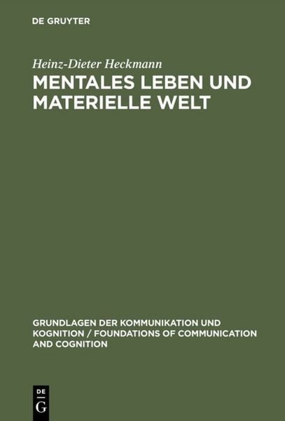 Produktbild: Mentales Leben und materielle Welt
